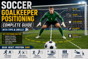 Read more about the article Soccer Goalkeeper Positioning: Complete Guide with Tips & Drills